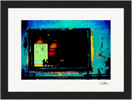 Web of Colors Framed print 13x18 cm / 5x7″ Black frame 60