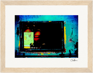 Web of Colors Framed print 15x20 cm / 6x8″ Wood frame 25
