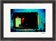 Web of Colors Framed print 21x29.7 cm / 8x12" Black frame 43