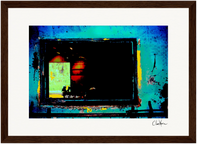 Web of Colors Framed print 21x29.7 cm / 8x12" Dark wood frame 45
