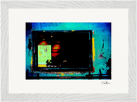 Web of Colors Framed print 21x29.7 cm / 8x12" White frame 9