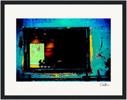 Web of Colors Framed print 27x35 cm / 11x14″ Black frame 64