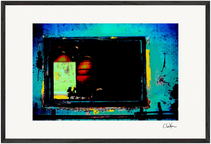 Web of Colors Framed print 50x70 cm / 20x28″ Black frame 52