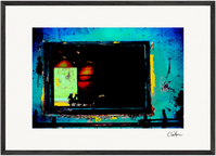 Web of Colors Framed print 60x80 cm / 24x32″ Black frame 54