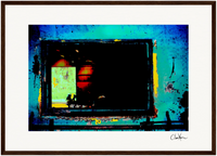 Web of Colors Framed print 60x90 cm / 24x36″ Dark wood frame 58