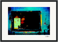 Web of Colors Framed print 70x100 cm / 28x40″ Black frame 77