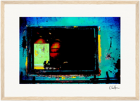 Web of Colors Framed print 70x100 cm / 28x40″ Wood frame 41