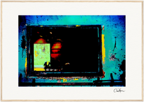 Web of Colors Framed print A1 (59.4 x 84.1 cm) Wood frame 38