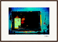 Web of Colors Framed print A2 (42 x 59.4 cm) Dark wood frame 53