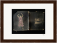 Never too Late Framed print 13x18 cm / 5x7″ Dark wood frame