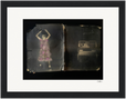 Never too Late Framed print 15x20 cm / 6x8″ Black frame