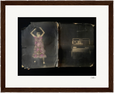 Never too Late Framed print 20x25 cm / 8x10″ Dark wood frame