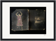 Never too Late Framed print 21x29.7 cm / 8x12" Black frame