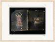 Never too Late Framed print 30x40 cm / 12x16″ Wood frame