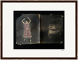 Never too Late Framed print 30x40 cm / 12x16″ Dark wood frame