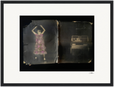 Never too Late Framed print 30x40 cm / 12x16″ Black frame