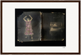 Never too Late Framed print 30x45 cm / 12x18″ Dark wood frame