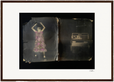 Never too Late Framed print A2 (42 x 59.4 cm) Dark wood frame