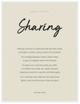 Sharing Word of Intention Framed print 60x80 cm / 24x32″ White frame Linen paper