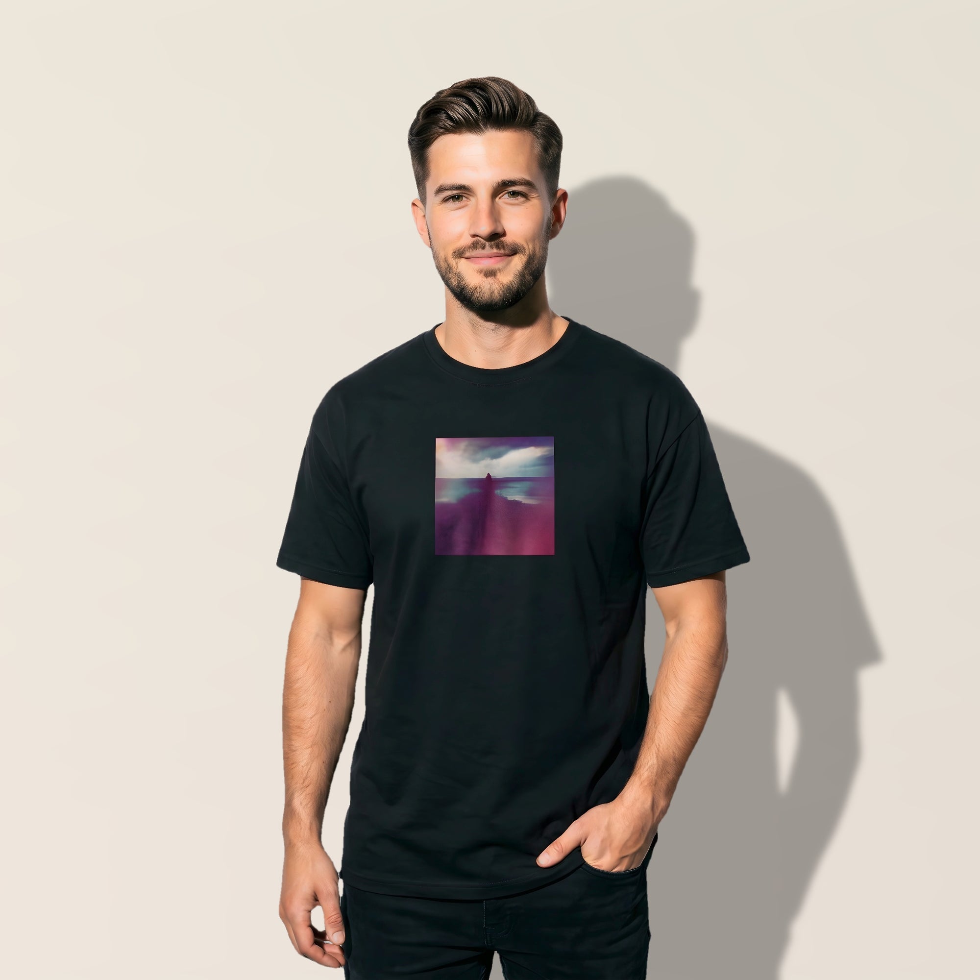 Serenity - "Indigo Sky" T-shirt Deep Black studio
