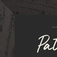 Patience Word of Intention Framed print 13x18 cm / 5x7″ Black frame Carbon paper corner detail