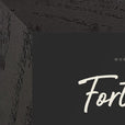 Fortitude Word of Intention Framed print 13x18 cm / 5x7″ Black frame Carbon paper corner detail