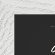 Joy Word of Intention Framed print 13x18 cm / 5x7″ White frame Carbon paper corner detail