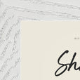Sharing Word of Intention Framed print 13x18 cm / 5x7″ White frame Linen paper corner detail