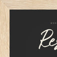 Respect Word of Intention Framed print 13x18 cm / 5x7″ Wood frame Carbon paper corner detail