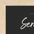 Serenity Word of Intention Framed print 13x18 cm / 5x7″ Wood frame Carbon paper corner detail