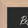 Respect Word of Intention Framed print 13x18 cm / 5x7″ Wood frame Carbon paper corner detail