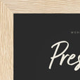 Presence Word of Intention Framed print 13x18 cm / 5x7″ Wood frame Carbon paper corner detail
