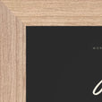 Joy Word of Intention Framed print 13x18 cm / 5x7″ Wood frame Carbon paper corner detail