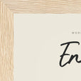 Energy Word of Intention Framed print 13x18 cm / 5x7″ Wood frame Linen paper corner detail