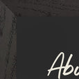 Abundance Word of Intention Framed print 21x29.7 cm / 8x12" Black frame Carbon paper corner detail