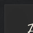 Energy Word of Intention Framed print 21x29.7 cm / 8x12" Black frame Carbon paper corner detail