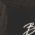 Balance Word of Intention Framed print 21x29.7 cm / 8x12" Black frame Carbon paper corner detail