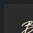 Balance Word of Intention Framed print 21x29.7 cm / 8x12" Black frame Carbon paper corner detail