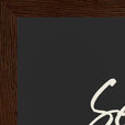 Serenity Word of Intention Framed print 21x29.7 cm / 8x12" Dark wood frame Carbon paper corner detail