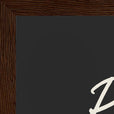 Respect Word of Intention Framed print 21x29.7 cm / 8x12" Dark wood frame Carbon paper corner detail