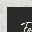 Fortitude Word of Intention Framed print 21x29.7 cm / 8x12" White frame Carbon paper corner detail