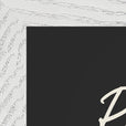 Respect Word of Intention Framed print 21x29.7 cm / 8x12" White frame Carbon paper corner detail