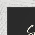 Sharing Word of Intention Framed print 21x29.7 cm / 8x12" White frame Carbon paper corner detail