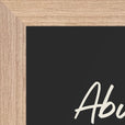 Abundance Word of Intention Framed print 21x29.7 cm / 8x12" Wood frame Carbon paper corner detail