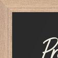 Presence Word of Intention Framed print 21x29.7 cm / 8x12" Wood frame Carbon paper corner detail