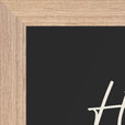 Hopeful Word of Intention Framed print 21x29.7 cm / 8x12" Wood frame Carbon paper corner detail