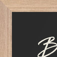 Balance Word of Intention Framed print 21x29.7 cm / 8x12" Wood frame Carbon paper corner detail