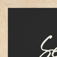 Serenity Word of Intention Framed print 21x29.7 cm / 8x12" Wood frame Carbon paper corner detail