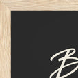 Balance Word of Intention Framed print 21x29.7 cm / 8x12" Wood frame Carbon paper corner detail