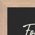 Fortitude Word of Intention Framed print 21x29.7 cm / 8x12" Wood frame Carbon paper corner detail